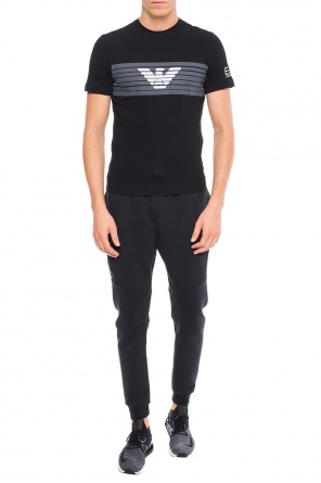 Logo-printed t-shirt, zdjęcie 2 Logo-printed t-shirt od EA7 Emporio Armani